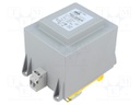 Transformer: encapsulated; 120VA; 230VAC; 12V; 1A; Mounting: DIN