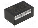 Power supply: switched-mode; modular; 1W; 12VDC; 33.7x22.2x15mm