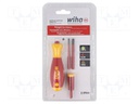 Kit: screwdrivers; Pcs: 4; dynamometric,insulated; 1kVAC