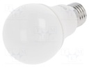 LED lamp; neutral white; E27; 230VAC; 500lm; 6W; 4000K; CRImin: 80