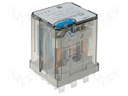 Relay: electromagnetic; 3PDT; 12VDC; 16A/250VAC; 16A/30VDC; 110Ω