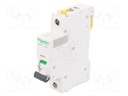 Circuit breaker; 230VAC; Inom: 20A; Poles: 1; DIN; Charact: C; 10kA