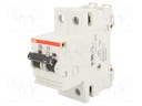 Circuit breaker; 690VAC; 6A; Poles: 2; DIN; Charact: K; IP20