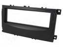 Radio mounting frame; Ford; 1 DIN; black