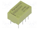 Relay: electromagnetic; DPDT; Ucoil: 4.5VDC; 0.3A/125VAC; 2A/30VDC