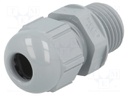 Cable gland; with long thread; M16; Mat: polyamide; dark grey