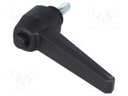 Lever; adjustable; Thread len: 16mm; Lever length: 73mm