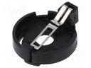 Socket; Mounting: THT,horizontal; Size: CR2032,DL2032; Batt.no: 1