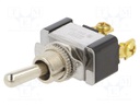 Switch: toggle; Pos: 2; SPST; OFF-ON; 21A/14VDC; Leads: screw; 0÷65°C