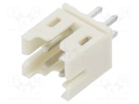 Socket; wire-board; male; 2mm; PIN: 4; THT; 100V; 2A; straight