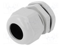 Cable gland; M25; IP67; Mat: polyamide; grey