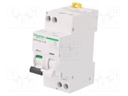 RCBO breaker; Inom: 16A; Ires: 30mA; Max surge current: 250A; DIN