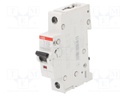 Circuit breaker; 230/400VAC; 3A; Poles: 1; DIN; Charact: K; IP20