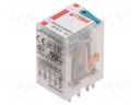 Relay: electromagnetic; 4PDT; Ucoil: 24VDC; 6A/250VAC; 6A/24VDC