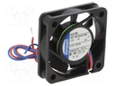 Fan: DC; axial; 40x40x10mm; 9m3/h; 26dBA; slide bearing; 6000rpm