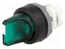 Switch: rotary; Stabl.pos: 3; 22mm; green; Illumin: MLB-1; IP66