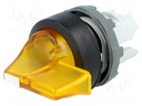 Switch: rotary; Stabl.pos: 2; 22mm; yellow; Illumin: MLB-1; IP66