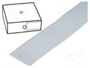 Wire: ribbon; 1.27mm; stranded; Cu; unshielded; PVC; grey; 91.5m