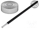 Wire; stranded; Cu; 0.5mm2; black; PVC; 60V; 10m; Class: 5