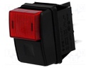 Switch: push-button; Pos: 2; DPST; 10A/250VAC; black/red; red; 50mΩ