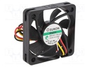 Fan: DC; axial; 5VDC; 50x50x10mm; 23.32m3/h; 30.7dBA; Vapo; 5800rpm