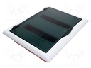 Enclosure: for modular components; IP40; white; No.of mod: 24