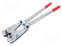 Tool: for crimping; ring tube terminal