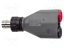 Adapter; banana 4mm socket x2,BNC female; 3A