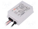 Power supply: switched-mode; LED; 45W; 26÷43VDC; 1050mA; 90÷295VAC