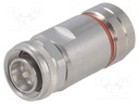 Connector: 4.3-10; for cable; straight; plug; male; 50Ω; IP68; clamp