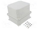 Enclosure: multipurpose; X: 141mm; Y: 166mm; Z: 137mm; S-8000; IP66