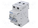 Circuit breaker; 230/400VAC; Inom: 16A; Poles: 2; DIN; Charact: C