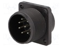 Connector: circular; socket; Series: CM; IP67; PIN: 8; male; 10A; 50V