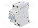 Circuit breaker; 230/400VAC; Inom: 10A; Poles: 2; DIN; Charact: C