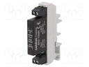 Relay: solid state; Ucntrl: 5÷30VDC; 1A; 2÷60VDC; DIN; Series: XKD