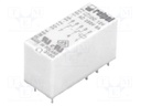 Relay: electromagnetic; DPDT; Ucoil: 12VDC; 8A/250VAC; 8A/24VDC; 8A