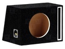 Car loudspeaker enclosure; MDF; black; textil; 35l; 250mm