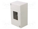 Enclosure: for modular components; IP30; white; No.of mod: 4; IK07