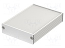 Enclosure: with panel; Filotec; X: 71.8mm; Y: 100mm; Z: 20.4mm; IP40
