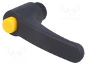 Lever; adjustable; Thread len: 16mm; Lever length: 63mm; -30÷130°C