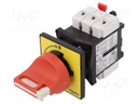 Main emergency switch-disconnector; Poles: 3; on panel; 40A; IP65