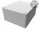 Enclosure: multipurpose; X: 200mm; Y: 230mm; Z: 112mm; 1590Z; grey