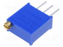 Potentiometer: mounting; multiturn; 100Ω; 500mW; THT; ±10%; linear