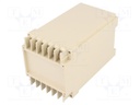 Enclosure: for DIN rail mounting; Y: 70mm; X: 65mm; Z: 112.6mm; ABS