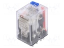 Relay: electromagnetic; DPDT; Ucoil: 24VDC; 7A/250VAC; 7A/30VDC; 7A