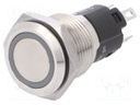 Switch: vandal resistant; Pos: 2; SPDT; 3A/240VAC; 3A/240VDC; ON-ON