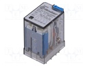 Relay: electromagnetic; 4PDT; Ucoil: 24VDC; 7A/250VAC; 7A/30VDC