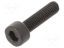 Screw; M2,5x10; DIN: 912; Head: cheese head; imbus; steel; HEX 2mm