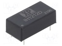 Converter: DC/DC; 2W; Uin: 12V; Uout: 12VDC; Uout2: -12VDC; Iout: 84mA