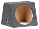 Car loudspeaker enclosure; MDF; black melange; textil; 50l; 380mm